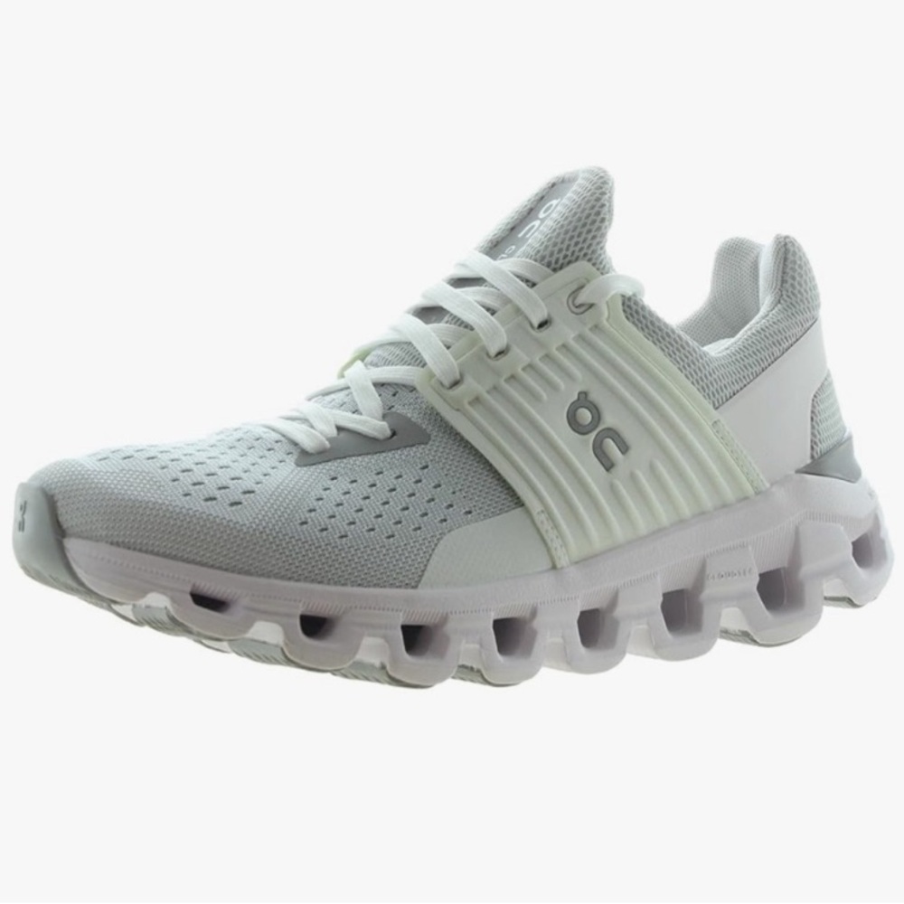 On Running Cloudswift Women's Athletic Shoes - Glacier White - Picture 2 of 16